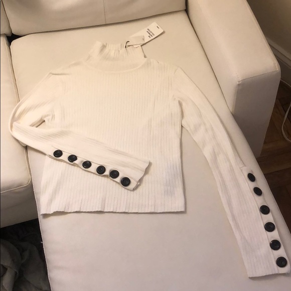 Zara Sweaters - NEW Turtleneck with Buttons